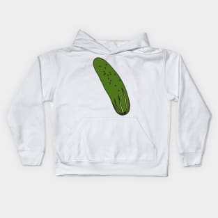 Pickles Green Cucumber Kids Hoodie